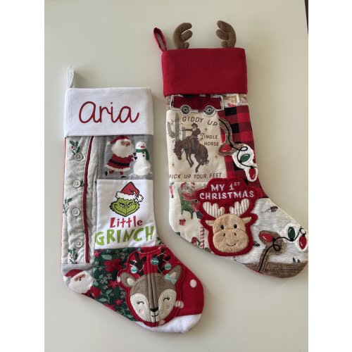 Keepsake Quilted Stocking — Memory & Me Keepsakes
