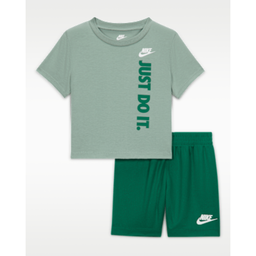 Nike Sportswear Baby "Just Do It" Graphic T-Shirt and Mesh Shorts Set. Nike.com