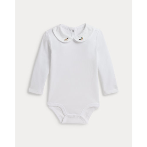 Embroidered Cotton Interlock Bodysuit for Baby Boys | Ralph Lauren