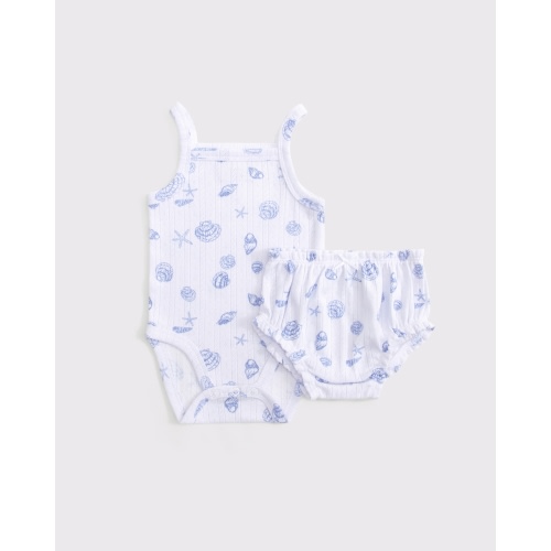 baby pointelle bodysuit set