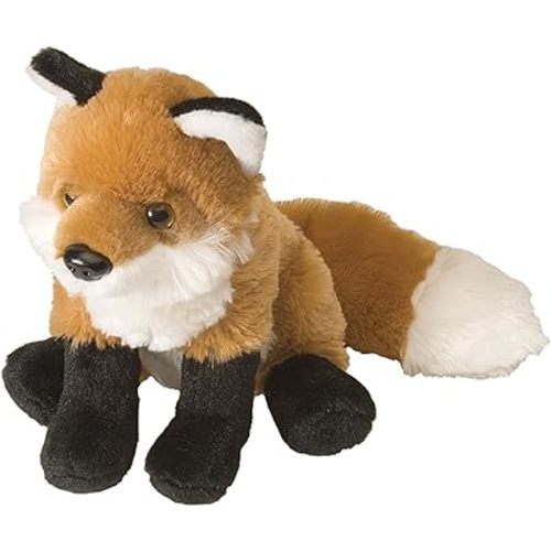 Wild Republic Red Fox Plush, Stuffed Animal, Plush Toy, Gifts For Kids, Cuddlekins 8 Inches