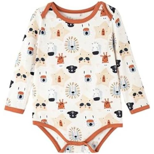 Baby Bodysuits Unisex Bodysuit Boys Girls Clothes Snap Viscose from Bamboo Infant Toddler Wear NB-24Months