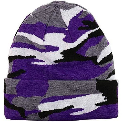 Gelante Men Women Warm Knit Cuffed Plain Beanie Hat Skull Cap.
