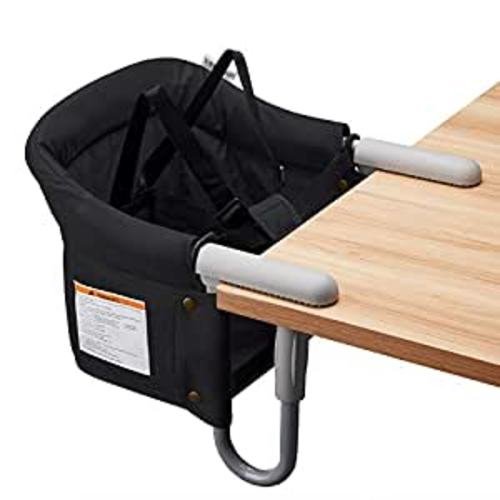 Amazon.com: Hook On Chair, VEEYOO Clip On High Chair Folding Fast Table Chair with Storage Bag, Portable Baby Feeding Seat Attach to Table for Home and Travel : Everything Else