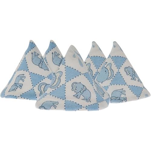 Beba Bean - Pee Pee Teepee for Baby Boy - Reusable & Washable Pee Shield for Diaper Changing - Baby Shower Gifts for Boys - Elephant Cotton Cloth - Laundry Bag - Set of 5 Covers