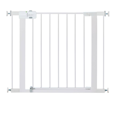 Safety 1st Easy Install Walk Thru Baby Gate for Doorways, Gate With Door, Dog Gates, Fits 29"-38", Easy Install 28" Tall, White