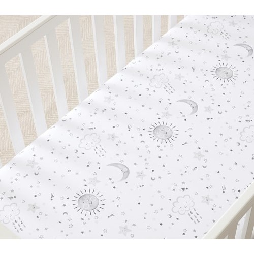 Skye Organic Crib Fitted Sheet