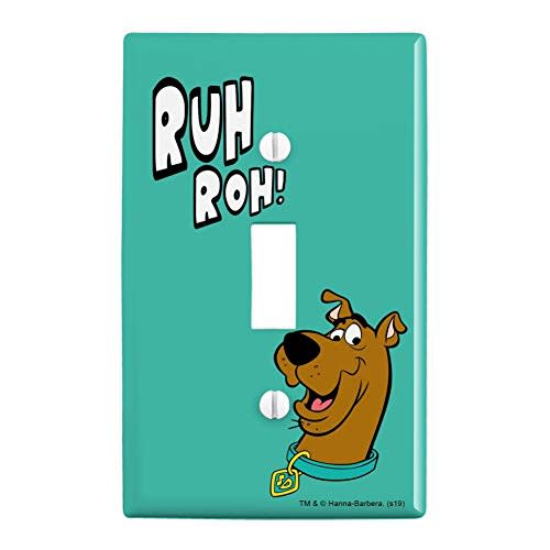 Scooby-Doo Ruh Roh Plastic Wall Decor Toggle Light Switch Plate Cover