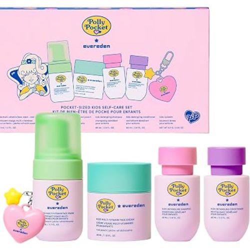 Evereden x Polly Pocket Kids Skincare & Haircare Gift Set + Lip Balm