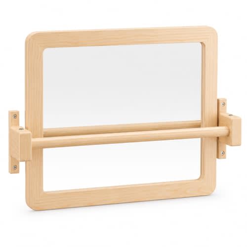 Ogears Montessori Baby Pull Up Bar, Montessori Small Mirror is Suitable for Babies Aged 6 to 18 Months, Infants Registry Item, 19.7 * 15.8 inches