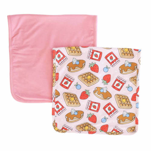 Sweet Stack 2pc Burp Cloth Set | Pink