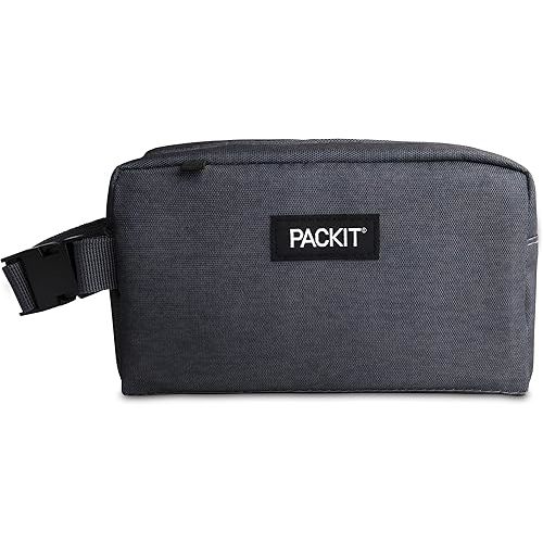 PackIt Freezable Snack Box, City Charcoal