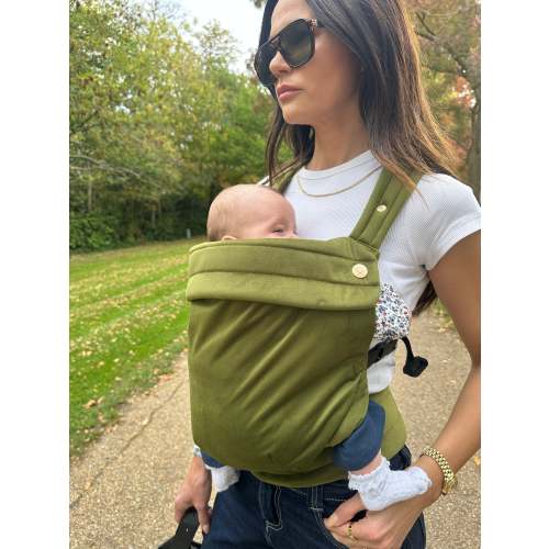 Velvet Baby Carrier - Cedar Green