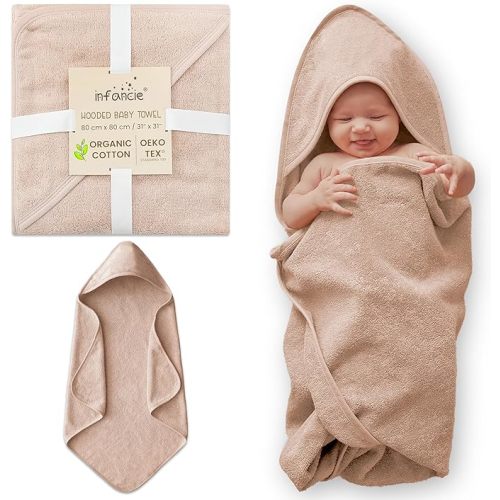 Organic Newborn Hooded Baby Towels