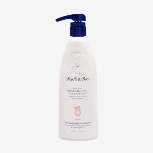 Noodle & Boo Newborn 2-in-1 Baby Shampoo and Body Wash, Tear-Free, Hypoallergenic, Baby Bath Essentials, Moisturizing, pH-Balanced, Vitamin-Enriched, Pediatrician-Tested