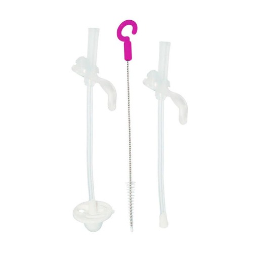 Sippy Cup Replacement Straw Pack + Cleaner