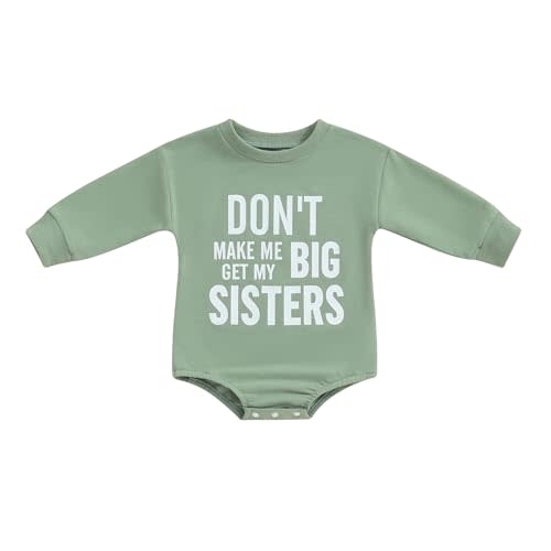 VISGOGO Newborn Baby Girl Boy Bubble Romper 3 6 9 12 18M Onesie Sweatshirt Long Sleeve Oversized Fall One-Piece Bodysuit