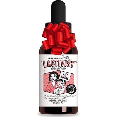 Legendairy Milk Lactivist Drops, Breastfeeding Supplement to Increase Breast Milk Supply, Organic Torbangun for Lactation, Made in USA, Alcohol Free, 2 Fl Oz