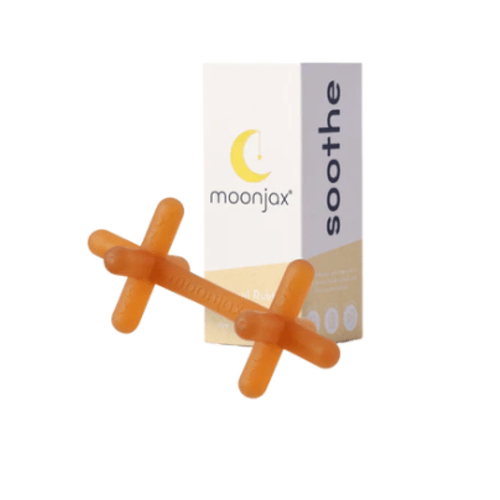 1-pack Natural Hevea Tree Rubber Patented Moonjax® Best Baby Teether