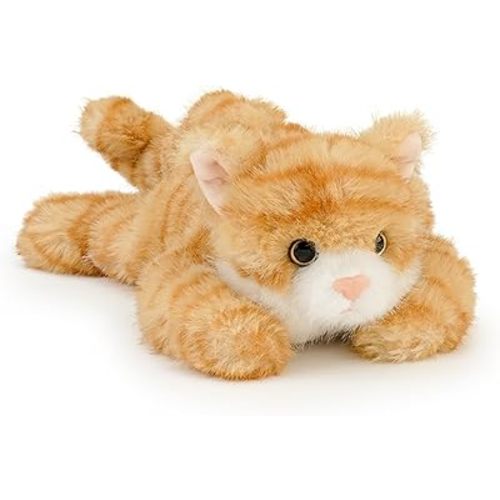 PEACH CAT Cat Stuffed Animal Cute Plushies Small Plush Toys Gifts for Kids Orange