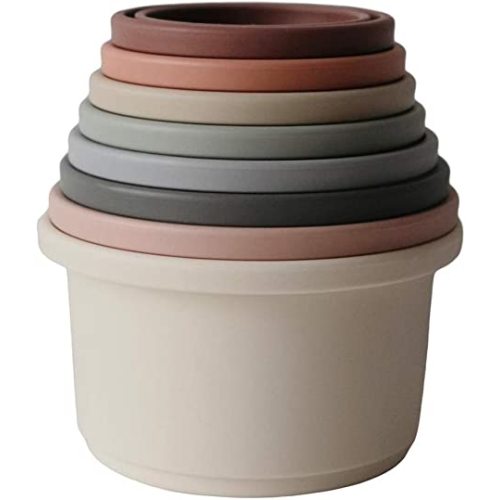 mushie Stacking Cups Toy | Made in Denmark (Original)