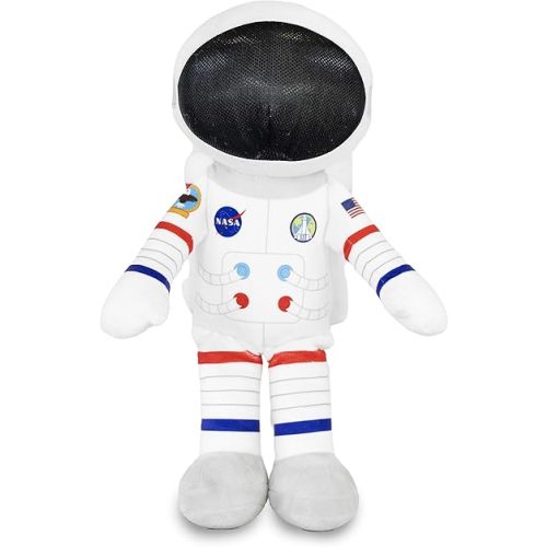 Playtime by Eimmie Soft Baby Doll - Plush Rag Dolls for 2 Year Old Girls Boys Toddler & Infants - Plush Doll - Astronaut Plush Washable Doll - Astronaut Toys 14" (NASA Astronaut 14") - Astronaut Doll