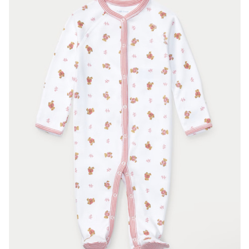 Polo Bear Cotton Footed Coverall | Ralph Lauren
