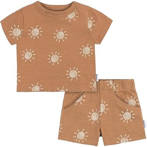 Gerber baby-boys Toddler T-shirt and Shorts Set