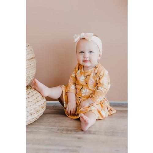 Dandelions in Fall Twirl Bodysuit | Mila & Rose