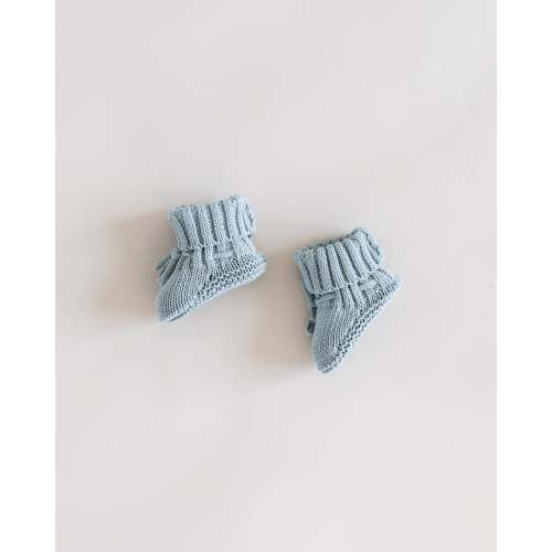 Knit Booties - Steel – Pine Kids Co