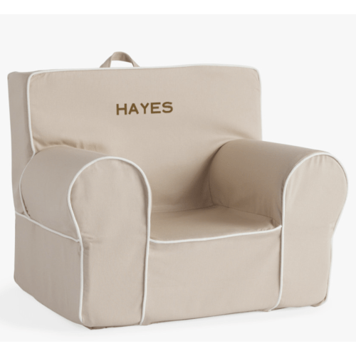 Anywhere Chair®, Oatmeal with White Piping