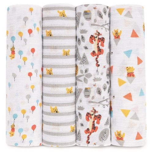 aden + anais Essentials Disney 4pk Cotton Muslin Swaddle Blankets