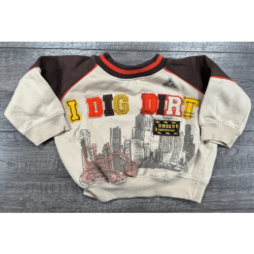 Baby Boy Clothes Rebels I Dig Dirt 12 Month Sweatshirt