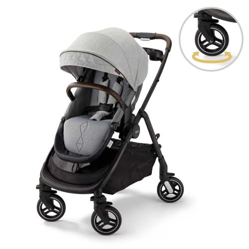 Graco Premier Modes Merge Stroller with EZ Spin Wheels for 360 Rotation - Midtown