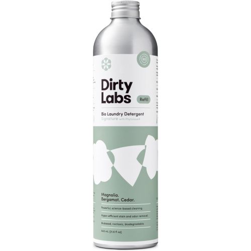 Dirty Labs | Scent Free | Bio Enzyme Liquid Laundry Detergent | 80 Loads (21.6 fl oz) | Hyper-Concentrated | High Efficiency & Standard Machine Washing | Nontoxic, Biodegradable | Stain & Odor Removal