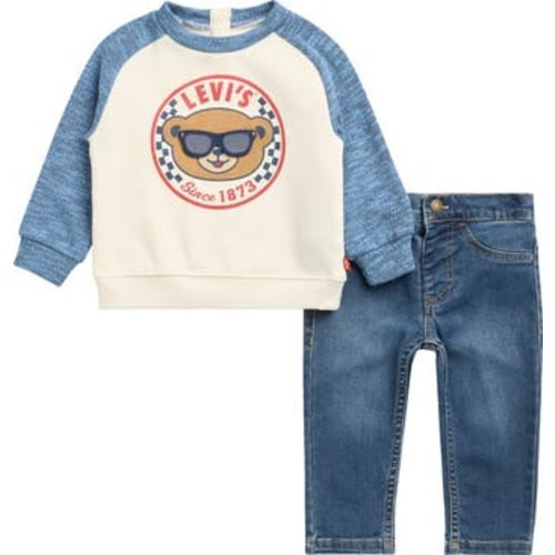 Moto Logo Baseball T-Shirt & Skinny Jeans Set