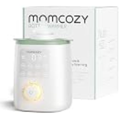 Momcozy Baby Bottle Warmer for Breast Milk, Fullest Nutrients Preserved | Fast & Even Heat, Night Light for Nighttime Breastfeeding, One-Touch Easy Use, Newborn Essentials Supplies Gift for Mom