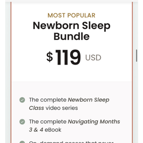 Newborn Sleep Bundle | Taking Cara Babies