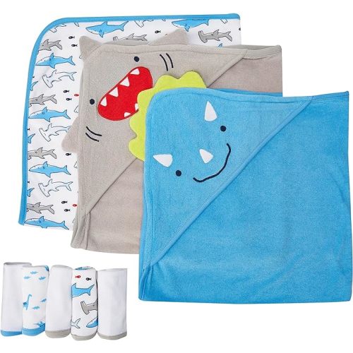 Simple Joys by Carter's baby-girls 8-piece Towel and Washcloth Set