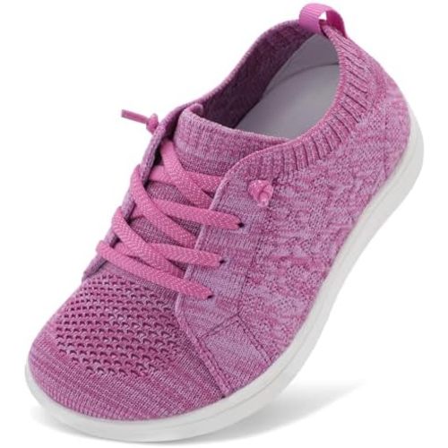 JOINFREE Toddler Shoes Girls Boys Wide Barefoot Shoes Minimalist Walking Sneakers Zero Drop Slip on Tennis Shoe Breathable Naturally Flexible