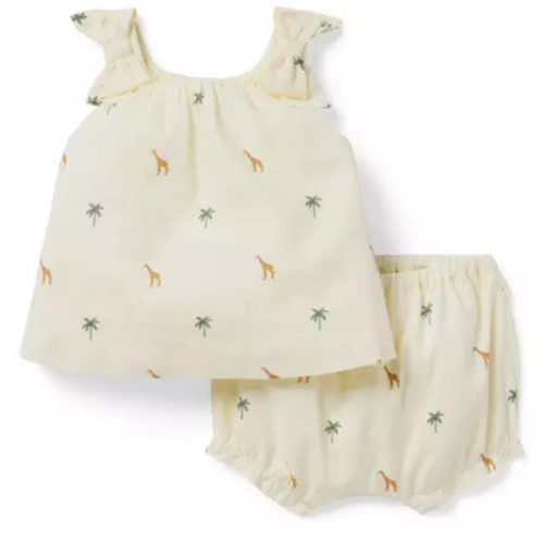 Baby Pale Yellow Giraffe Baby Giraffe Matching Set by Janie and Jack