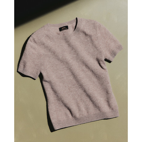 Cashmere Tee in Elk Brown
