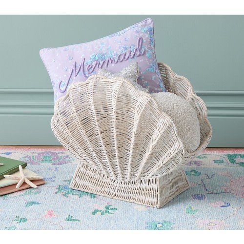 Rattan Shell Storage Basket