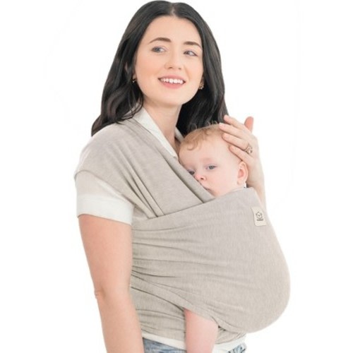 KeaBabies Original Baby Wraps Carrier, Baby Sling Carrier, Stretchy Infant Carrier for Newborn, Toddler, Color: Stone gray