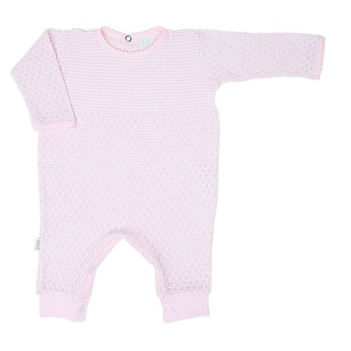 Paty Knit Romper with Pima Binding (Long Sleeve) #266LSJ