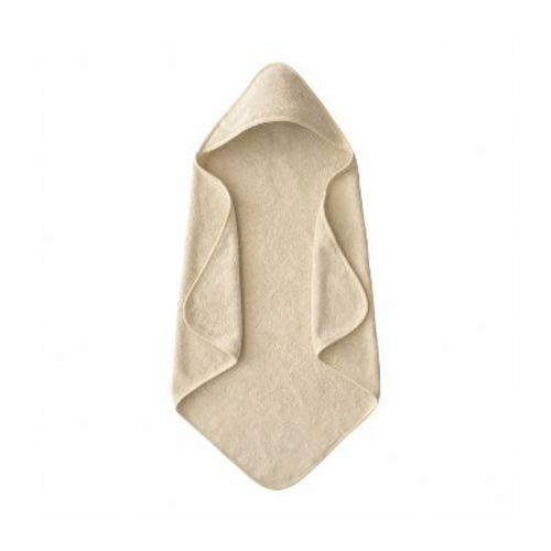 Organic Cotton Baby Hooded Towel Fog One Size
