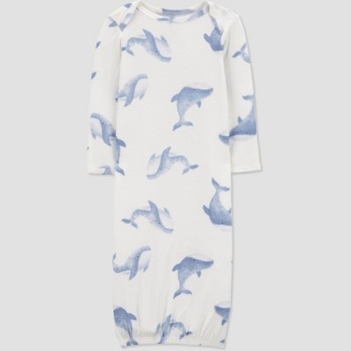 Carter's Just One You® Baby Boys' Whales Gown - White/Blue, Size: 3M