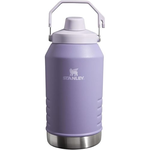 Stanley IceFlow Fast Flow Jug with Handle 96 oz | Twist On Angled Spout Lid | Leakproof for Travel and Sports | Insulated Stainless Steel | BPA-Free | Lavender