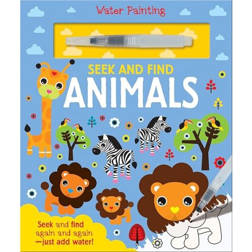 Seek and Find Animals (Water Painting Seek and Find) Hardcover – July 1, 2020