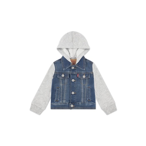 Kids' Hooded Trucker Jacket, 12M